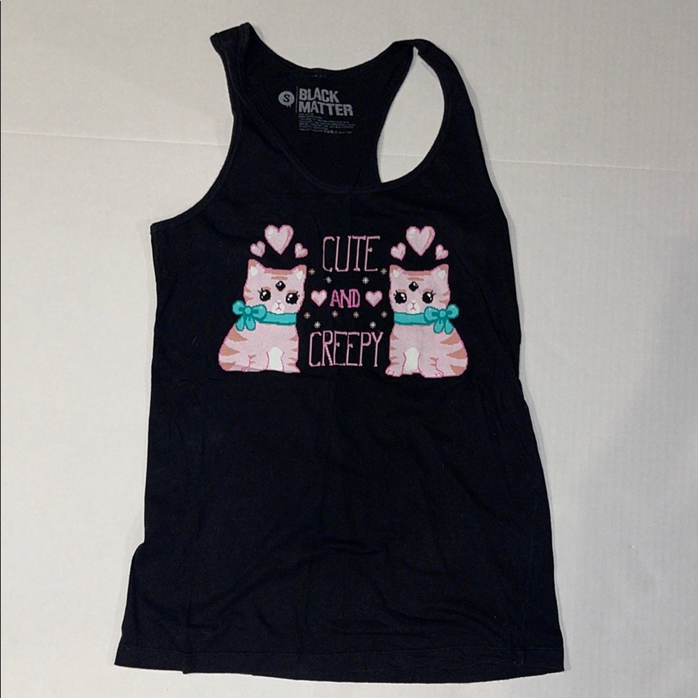 Cute and Creely Cat Tank Top